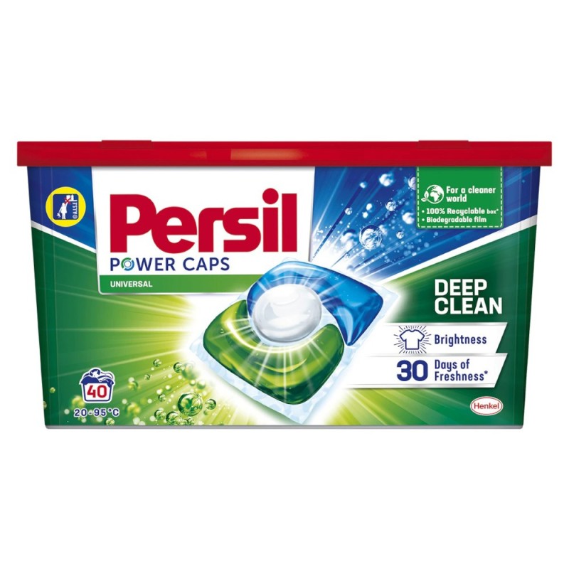 Detergent Capsule Persil Power Caps Universal, 40 Spalari
