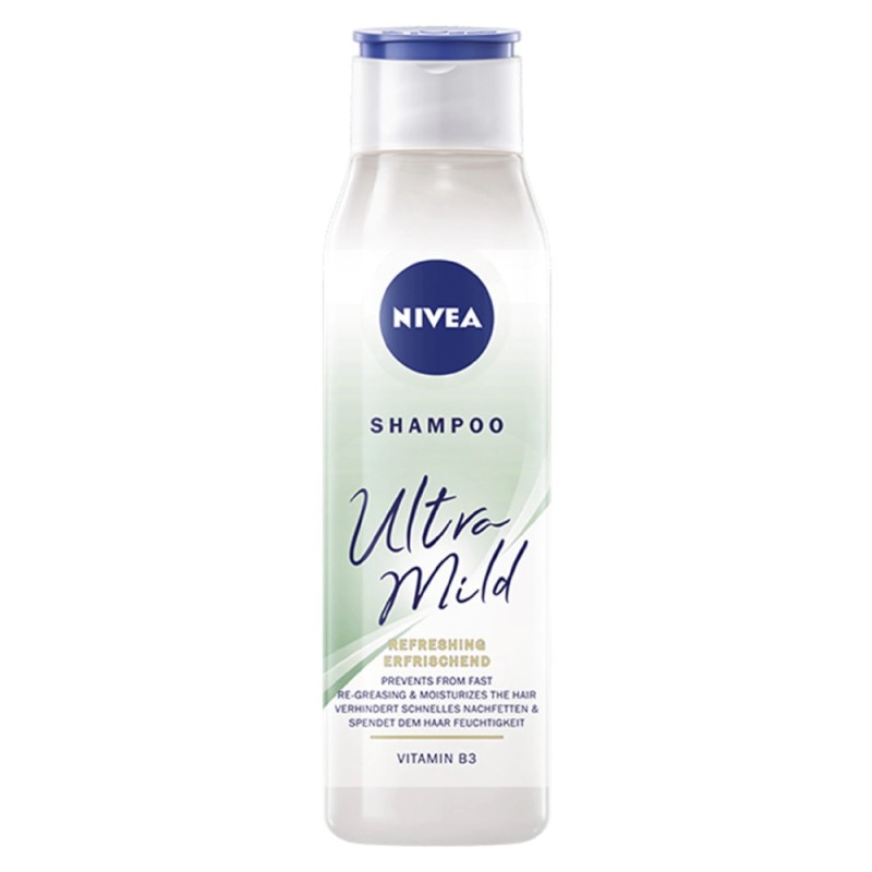 Sampon Nivea Ultra Mild Refreshing, pentru Par Gras, 300 ml