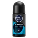 Deodorant Roll-On Nivea Men Deep Black Carbon Beat, 50 ml