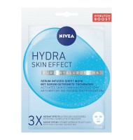 Masca Servetel Nivea Hydra Skin Effect, Infuzata cu Acid Hialuronic