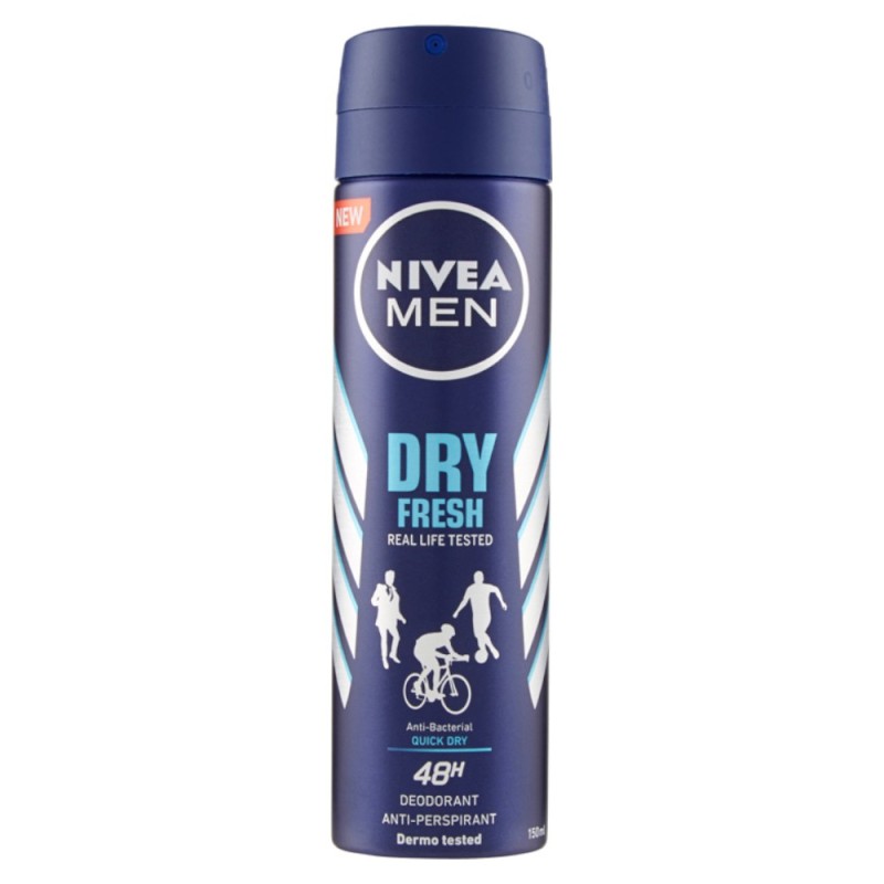 Deodorant Spray Nivea Men Dry Fresh, 150 ml