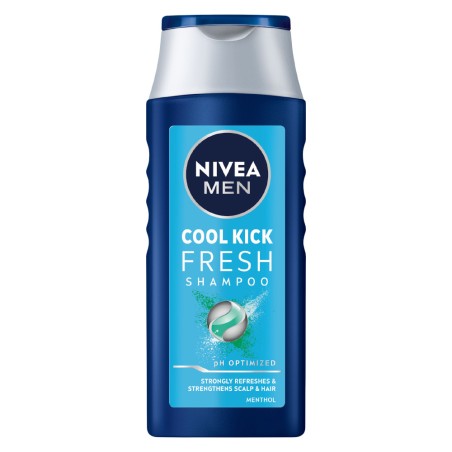 Sampon Nivea Men Cool Kick Fresh, pentru Toate Tipurile de Par, 250 ml...