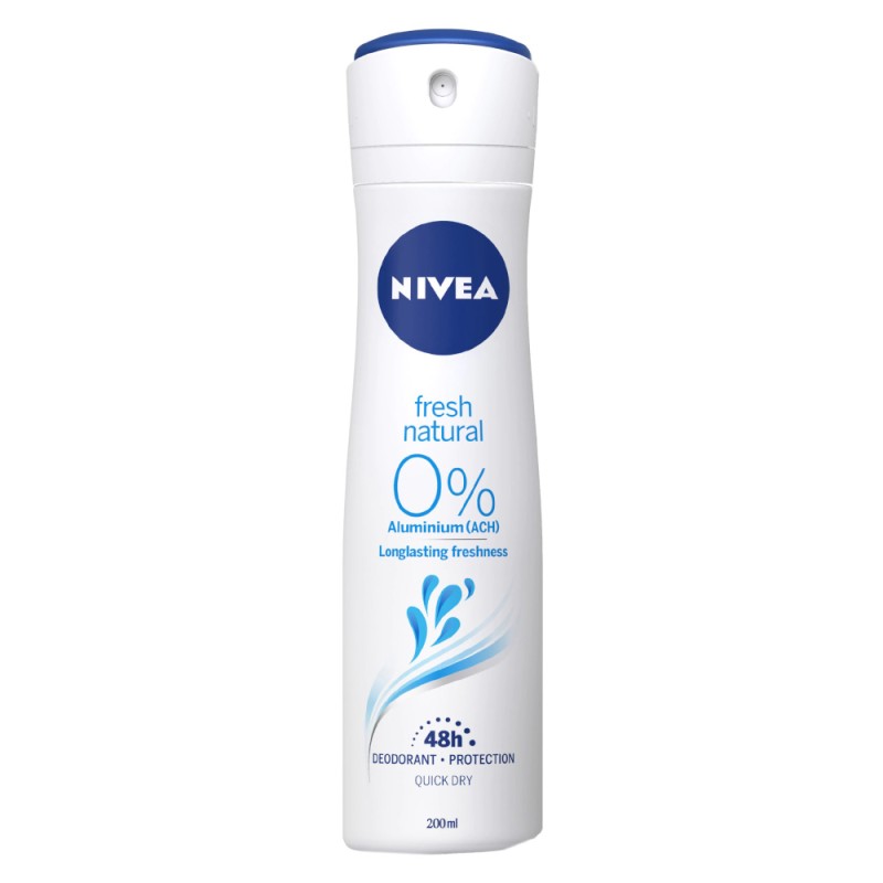 Deodorant Spray Fresh Natural Nivea Deo 200ml
