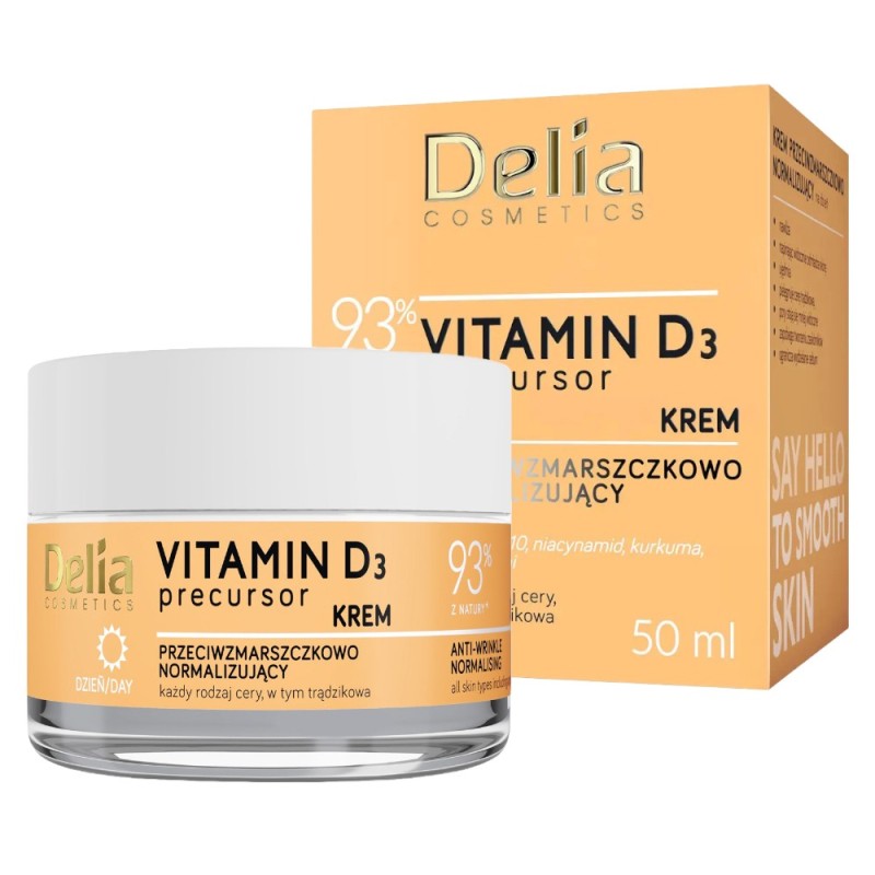 Crema de Zi Anti-Rid Delia Cosmetics, cu Vitamina D3, 50 ml