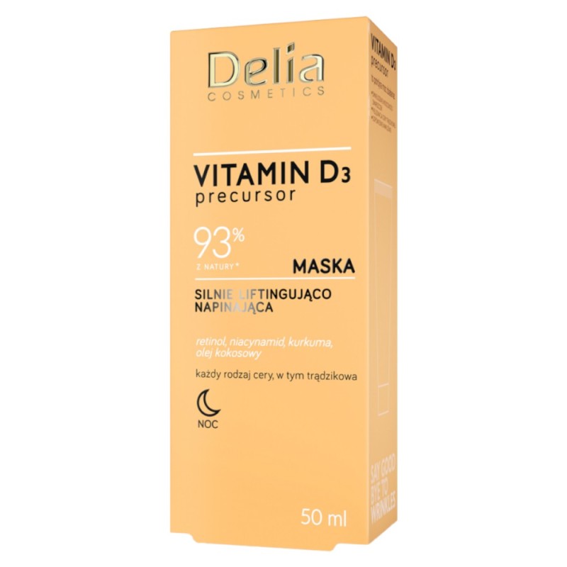 Masca Anti-Rid Delia Cosmetics, cu Vitamina D3, 50 ml