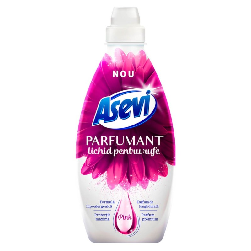 Parfumant Lichid pentru Rufe Asevi Pink, 720 ml