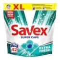 Detergent Capsule Gel Savex Extra Fresh, 42 Spalari