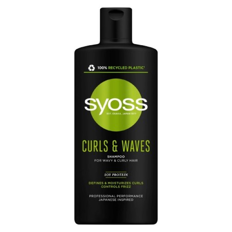 Sampon Syoss Curls & Waves, pentru Par Carliontat / Ondulat, 440 ml...