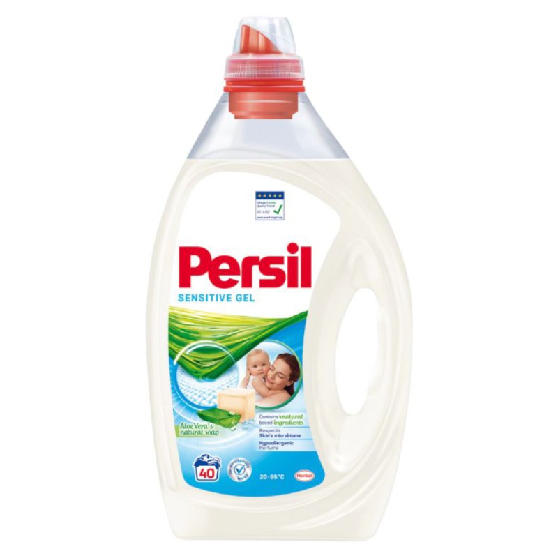 Detergent Lichid Persil Sensitive Gel, 40 Spalari, 2 l