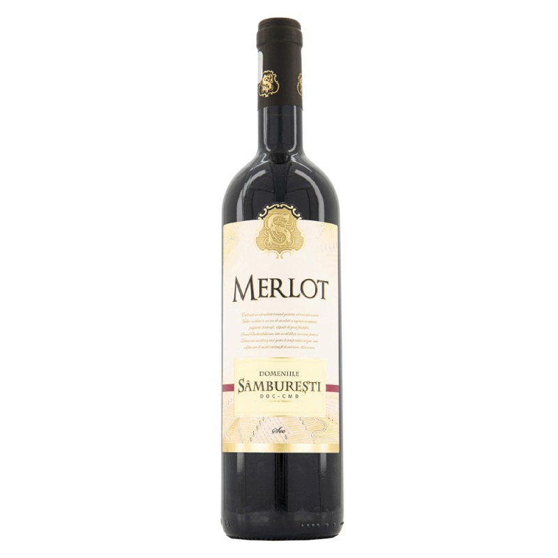 Vin Domeniile Samburesti Merlot, Rosu Sec 0.75 l
