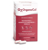 Orgono Col G7 Supliment pe Baza de Plante, Resveratrol, Monascus Purpureus, Omega 3, 90 Capsule