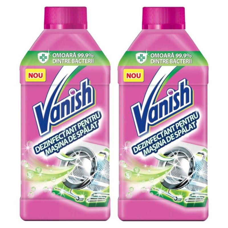 Pachet 2 x Dezinfectant Vanish pentru Masina de Spalat, 250 ml