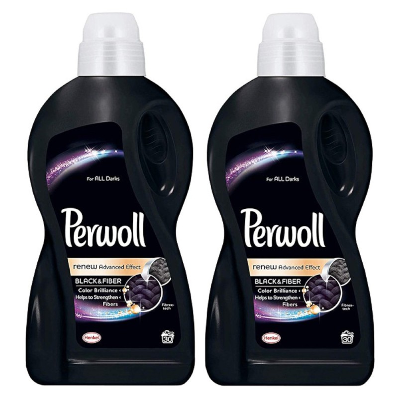 Pachet 2 x Detergent Lichid Perwoll Renew Black, 30 Spalari, 1.8 l