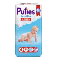 Scutece Chilotel Pufies Pants Sensitive Maxi, Marimea 4, 9-15 Kg, 46 Bucati