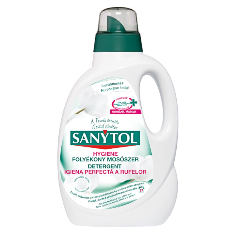 Detergent Automat Sanytol Hygiene Igiena Perfecta a Rufelor 1.65 l