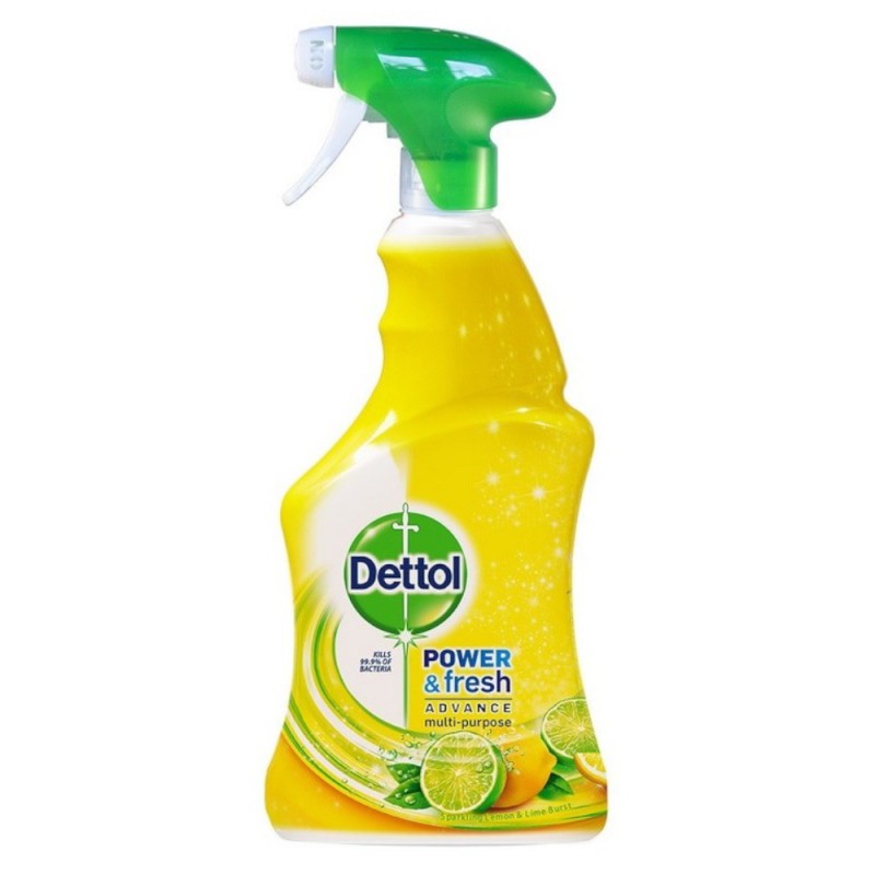 Dezinfectant Multifunctional Dettol Power & Fresh, Sparkling Lemon & Lime Burst, 500 ml