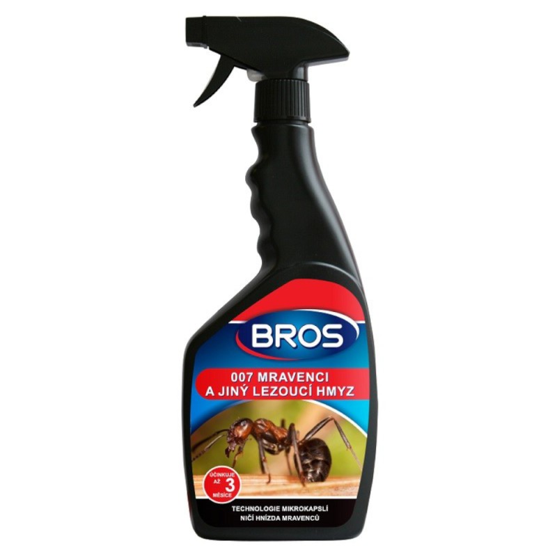 Spray Impotriva Furnicilor si Altor Insecte Taratoare cu Microcapsule Bros, 500 ml