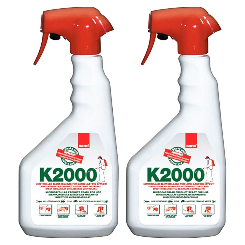 Pachet 2 x Insecticid Sano Impotriva Insectelor Taratoare, Microcapsulat, K2000, 750 ml
