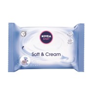 Servetele Umede Nivea Baby Soft & Cream, 63 Bucati
