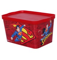 Cutie pentru Depozitare cu Capac, Superman, 2.30 l, Tuffex