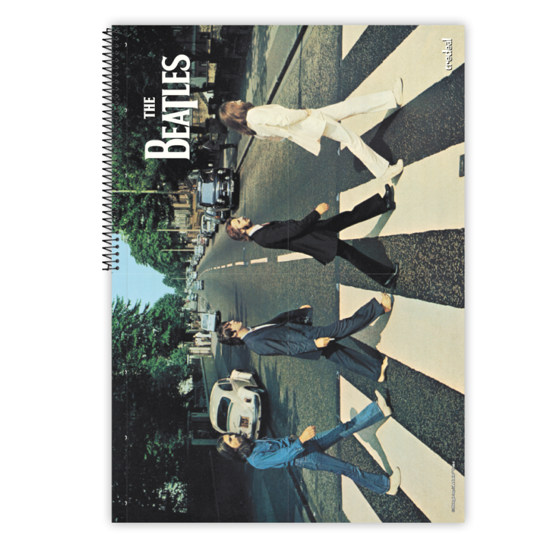 Caiet Dictando, Spira Metal, 96 File, Coperta The Beatles, Varianta 6