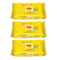 Set Servetele Umede Dalin Soft Clean, pentru Copii, 3 Pachete x 120 Bucati