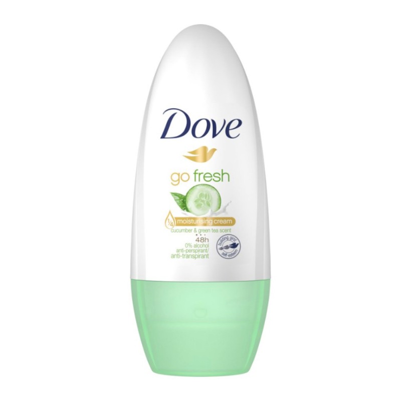 Deodorant Antiperspirant Roll-On Dove Go Fresh Cucumber, Castravete, 50 ml