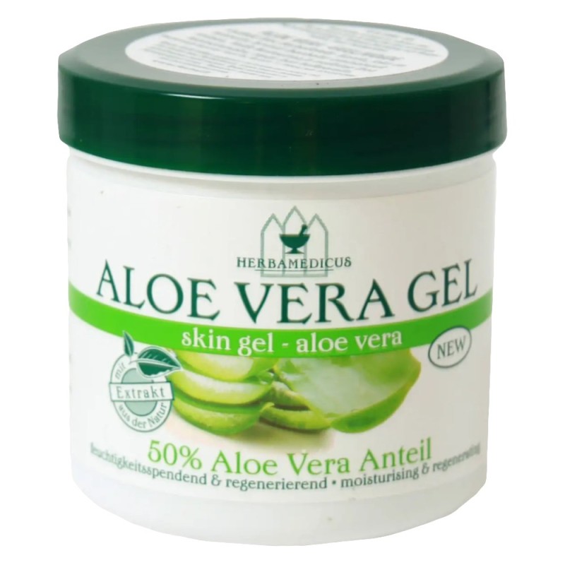 Gel de Corp Herbamedicus, cu Extract de Aloe Vera, 250 ml