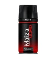 Deodorant Parfum pentru Barbati, Uomo Musk, 150 ml, Malizia