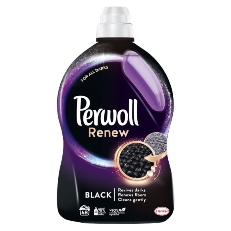 Detergent Lichid Perwoll Renew Black, 48 Spalari, 2.88 l