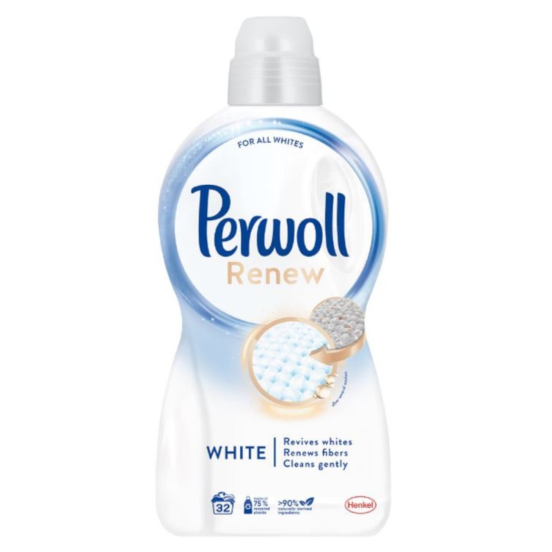 Detergent Lichid Perwoll Renew White, 32 Spalari, 1.92 l