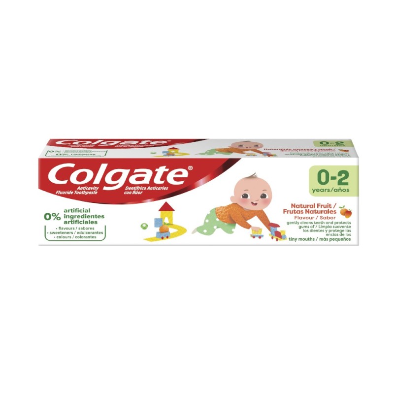 Pasta de Dinti Colgate Natural Fruit, Copii, 0-2 Ani, 50 ml