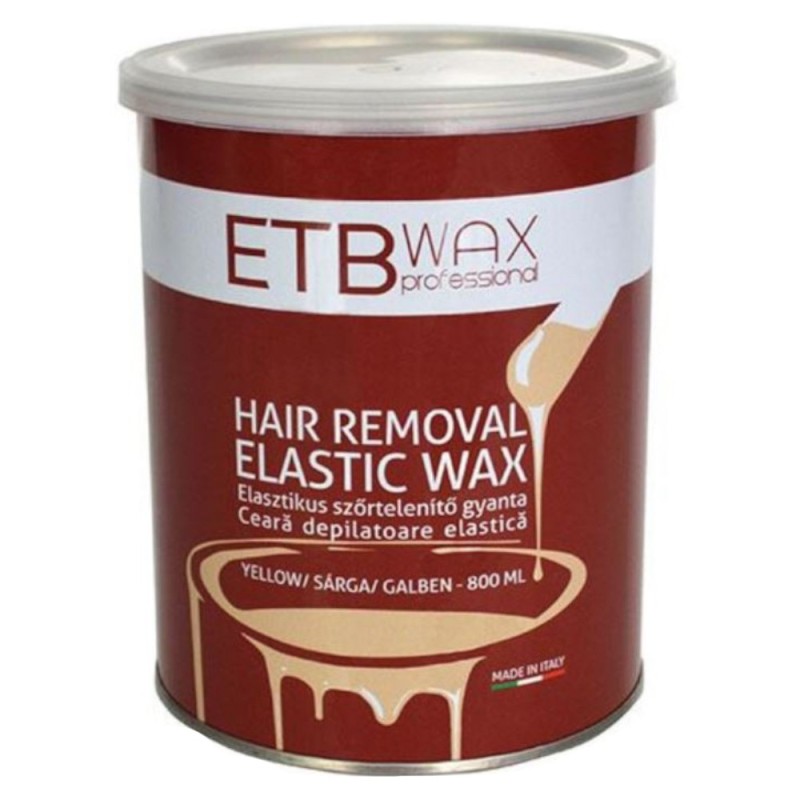 Ceara Elastica Galbena ETB Wax Professional, 800 ml