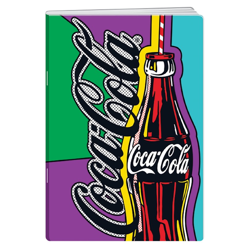 Caiet A4 Matematica, 50 File, 80 g, Coperta Coca Cola, Varianta 1