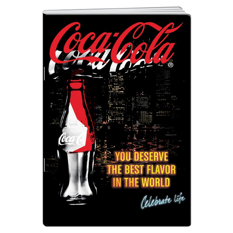Caiet A4 Dictando, 50 File, 80 g, Coperta Coca Cola, Varianta 2