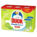 Rezerve Odorizant Gel pentru Vasul Toaletei Duck Fresh Discs Lime, 12 Discuri