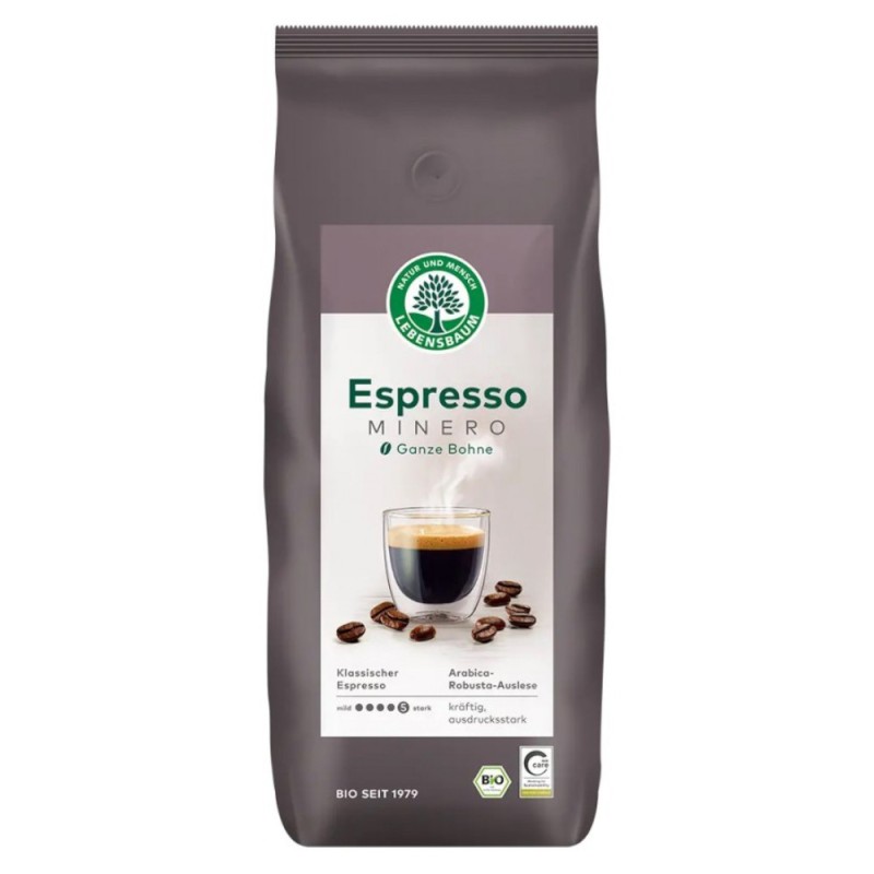 Cafea Bio Boabe Lebensbaum Expresso Minero Clasic, 1 kg
