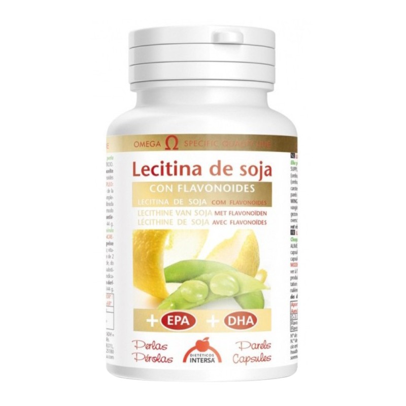 Lecitina de Soia cu Flavonoide + EPA + DHA, Dieteticos Intersa, 90 Comprimate