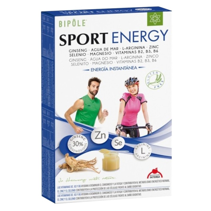 Supliment Alimentar Dieteticos Intersa Bipole Sport Energy, Energie Sportiva, 300 ml