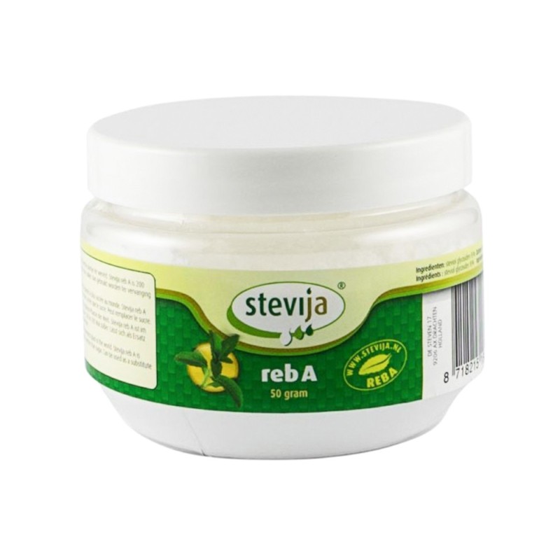 Indulcitor Pudra din Stevie foarte Concentrat Stevija Reb A, 50 g