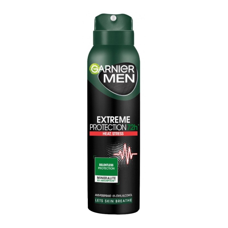 Deodorant Spray Garnier Men Extreme Protection 72h, pentru Barbati, 150