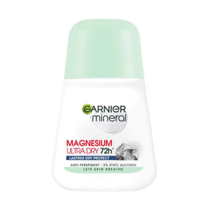 Deodorant Roll-on Garnier Mineral Magnesium Ultra Dry, 50 ml