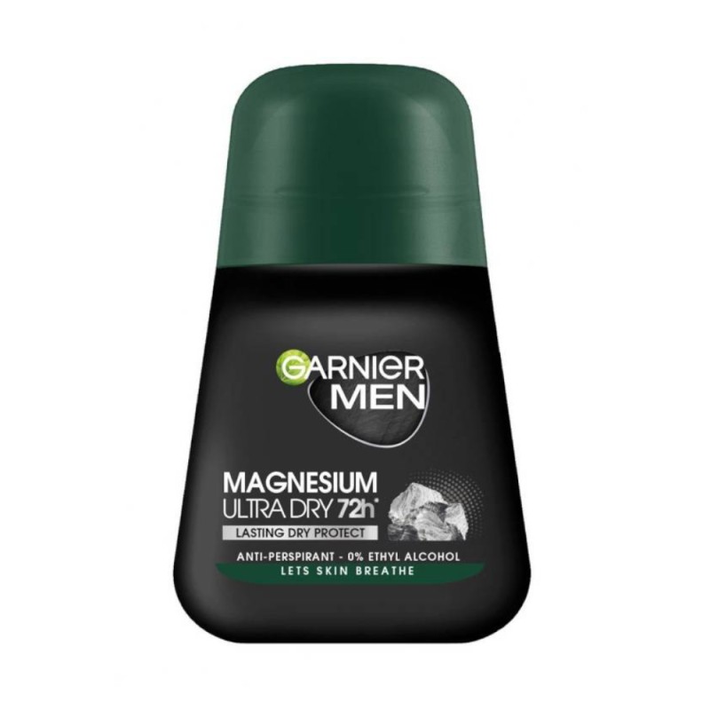 Deodorant Roll-on Garnier Men Magnesium Ultra Dry 72h, pentru Barbati, 50 ml