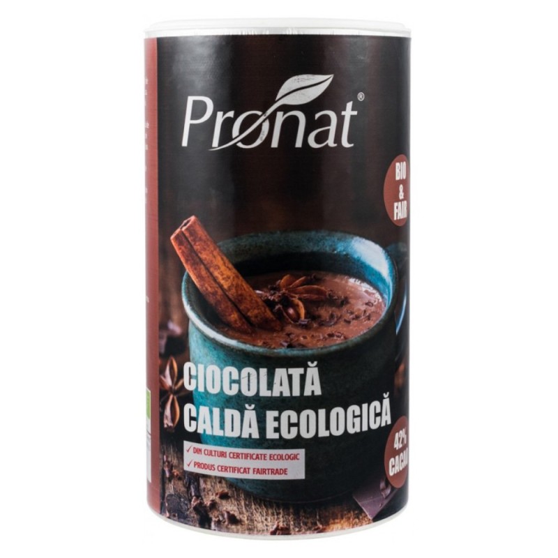 Ciocolata Calda Bio & Fairtrade 800 g Pronat