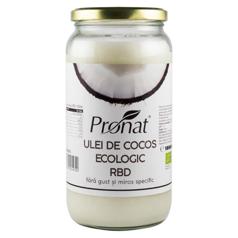 Ulei de Cocos Bio Rbd Pronat, 1000 ml