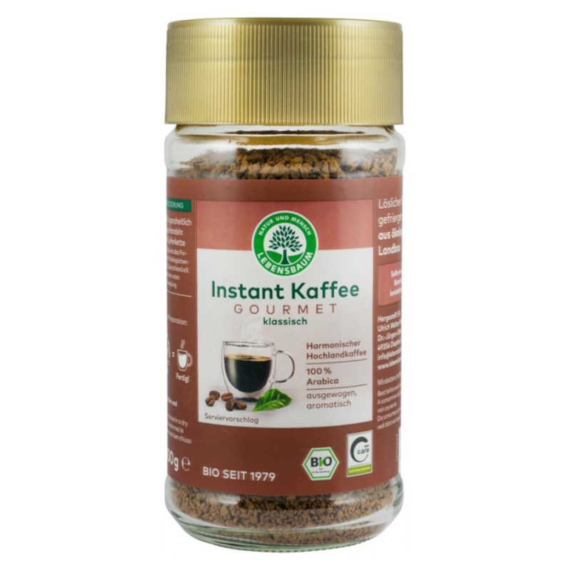 Cafea Instanta Liofilizata Lebensbaum Gourmet, 100 g