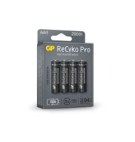 Baterii Reincarcabile ReCyko Pro GP GPRHC212B309, AA (R6), 2000 mAh, 4 buc, Negru