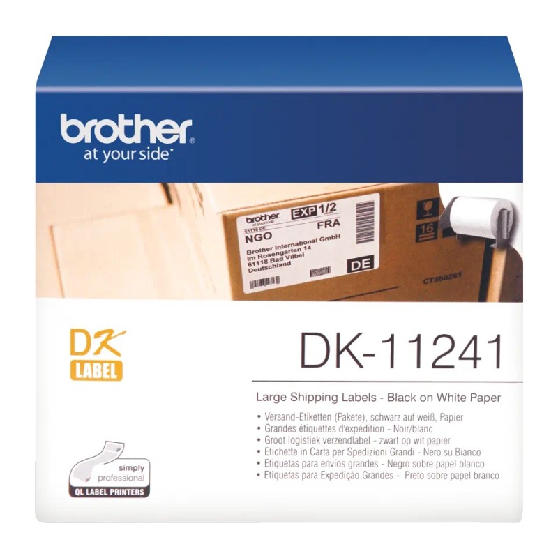 Banda Originala Brother 102x152mm Alb, 200 et, DK11241