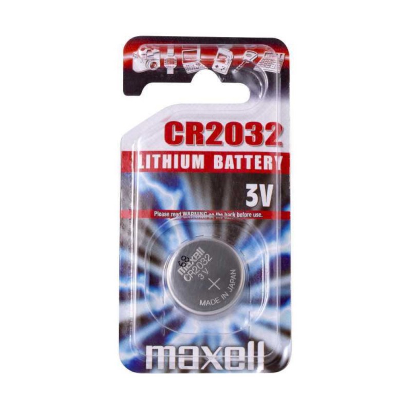 Baterie Tip Buton Litiu CR2032 Maxell, 3 V, 220 mAh