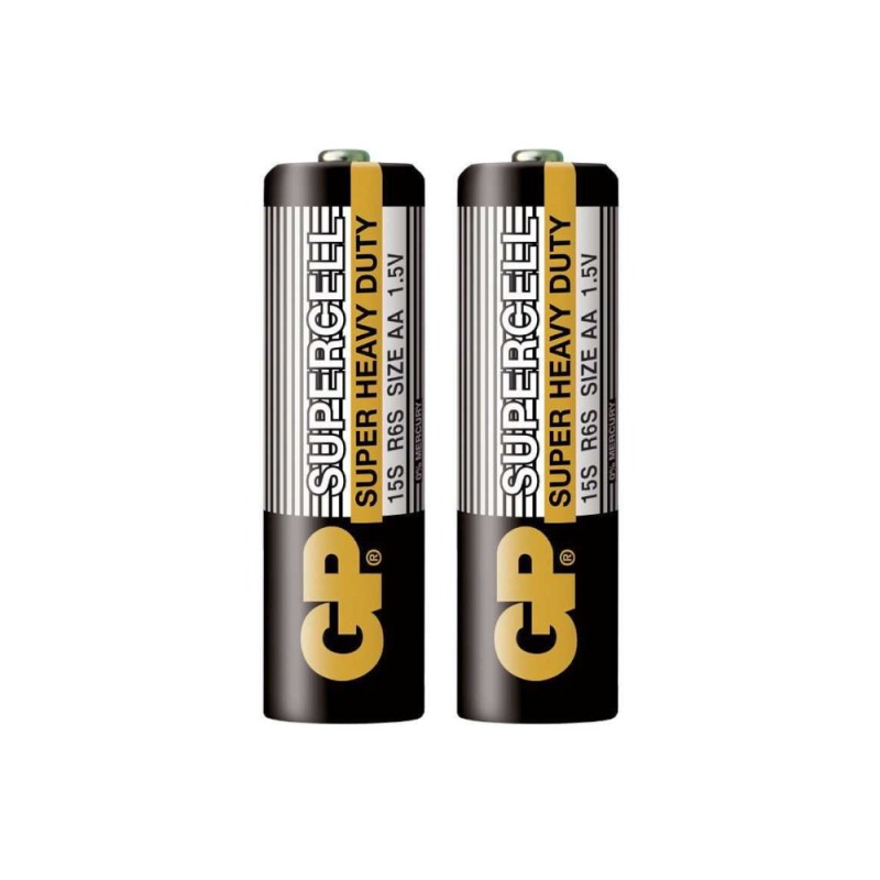 Set Baterii Zinc AA R6, GP Supercell, Infoliate, 2 Bucati